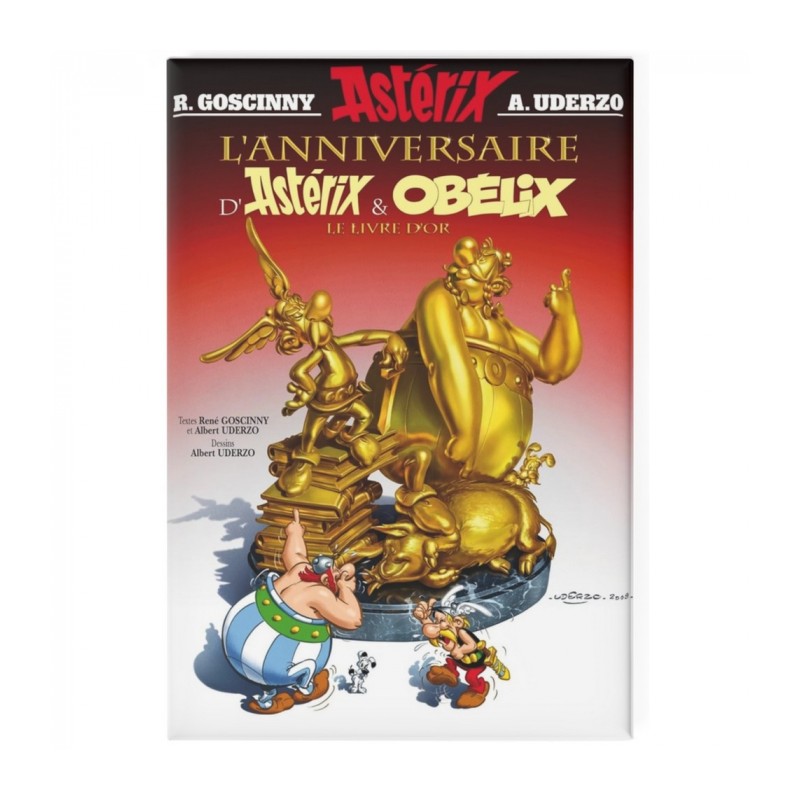 Aimant magnet décoratif - L'anniversaire d'Astérix et Obélix