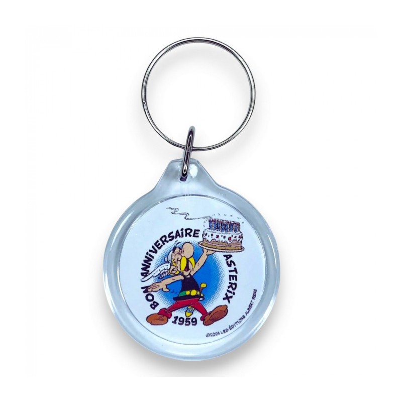 Porte clé rond en métal - Astérix
