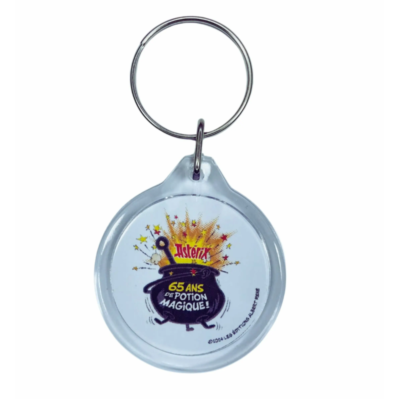 Porte clé rond en métal - Astérix