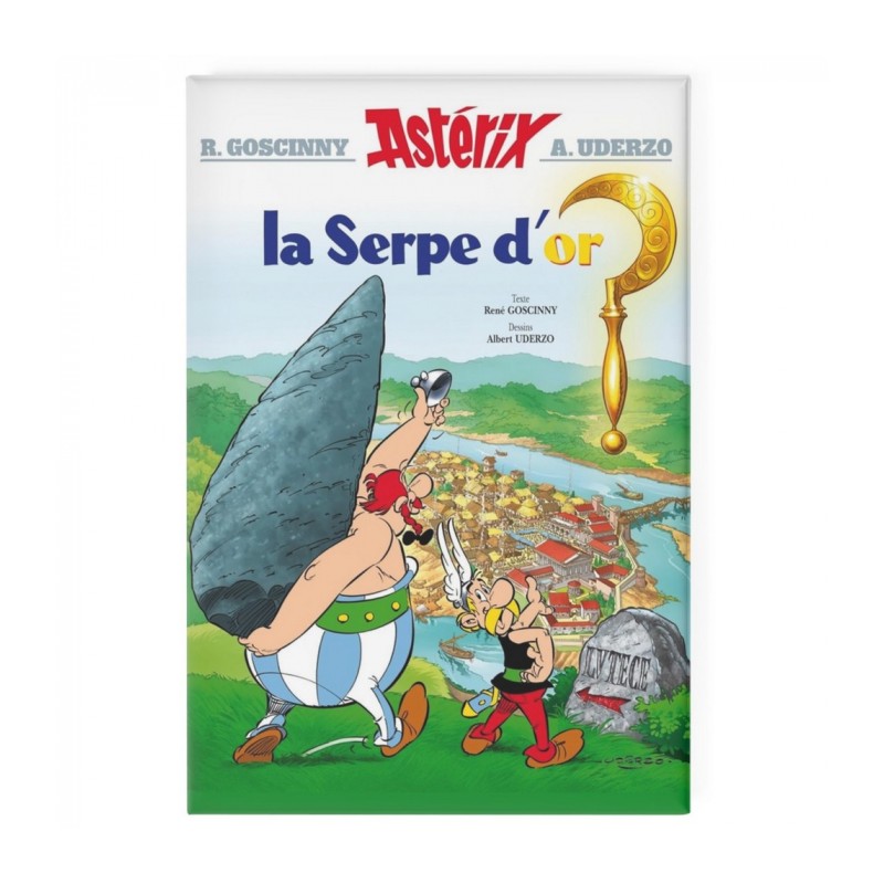 Aimant magnet décoratif - Astérix et La Serpe d'Or