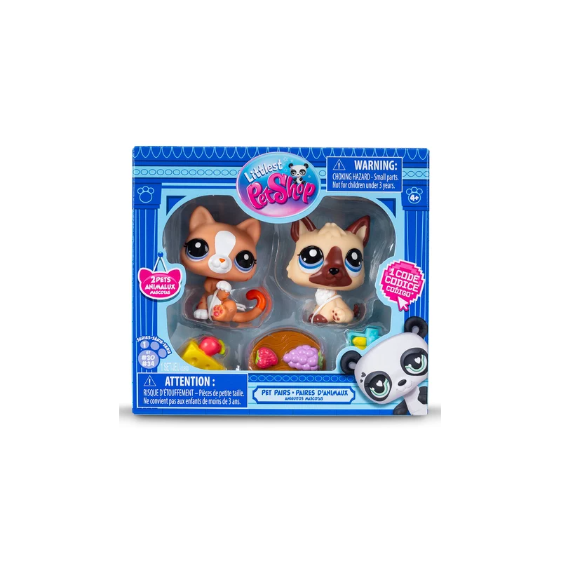 Bandai - Littlest pet shop - Duo pets surprise - Modèle aléatoire