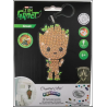 Crystal Art - Porte clé à diamanter - Groot
