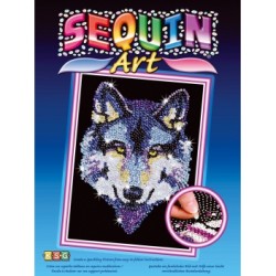 Sequin Art - Loup