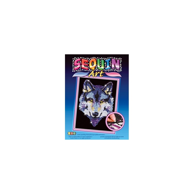 Sequin Art - Loup