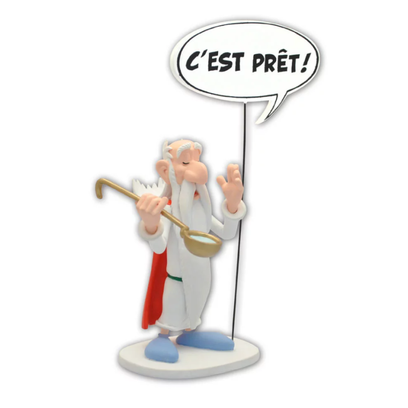Plastoy - Figurine résine - Astérix - Panoramix C'est Prêt !