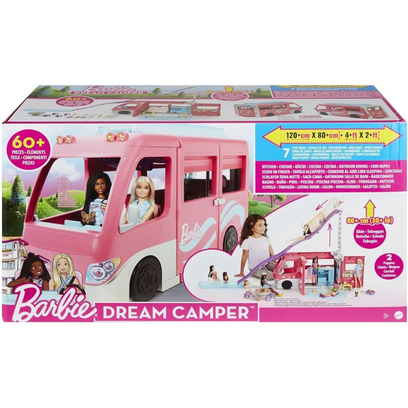 Mattel - Barbie - Super Camping car aventure avec accessoires