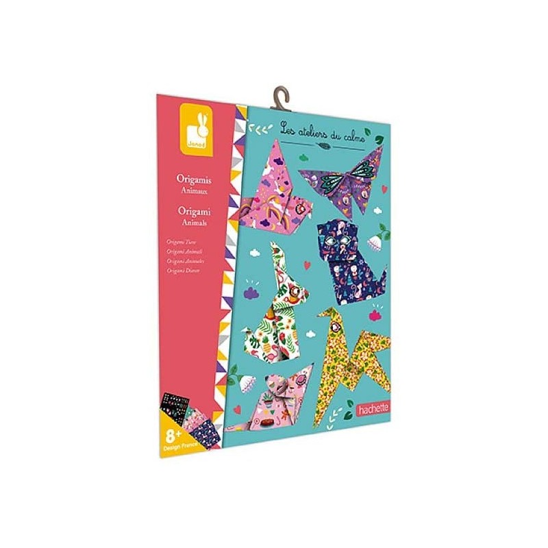 Janod - Coffret 6 origamis - Animaux
