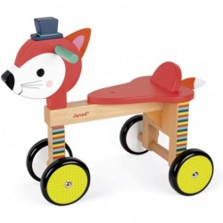 Janod - Porteur - Renard en bois - Baby Forest