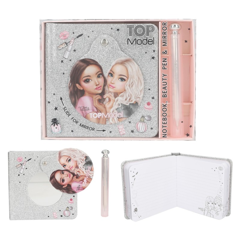 Top Model - Carnet de beauté avec stylo à bille