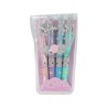 Princess Mimi - Pochette de 4 stylos gel pailletés