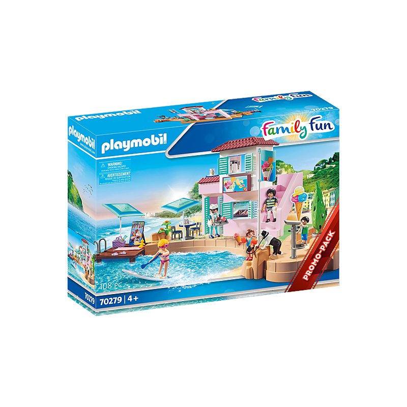 Playmobil - 70279 - Family Fun - Port avec marchand de glaces