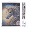 Crystal Art - Tableau à diamanter - Licorne cosmique - 40x50cm