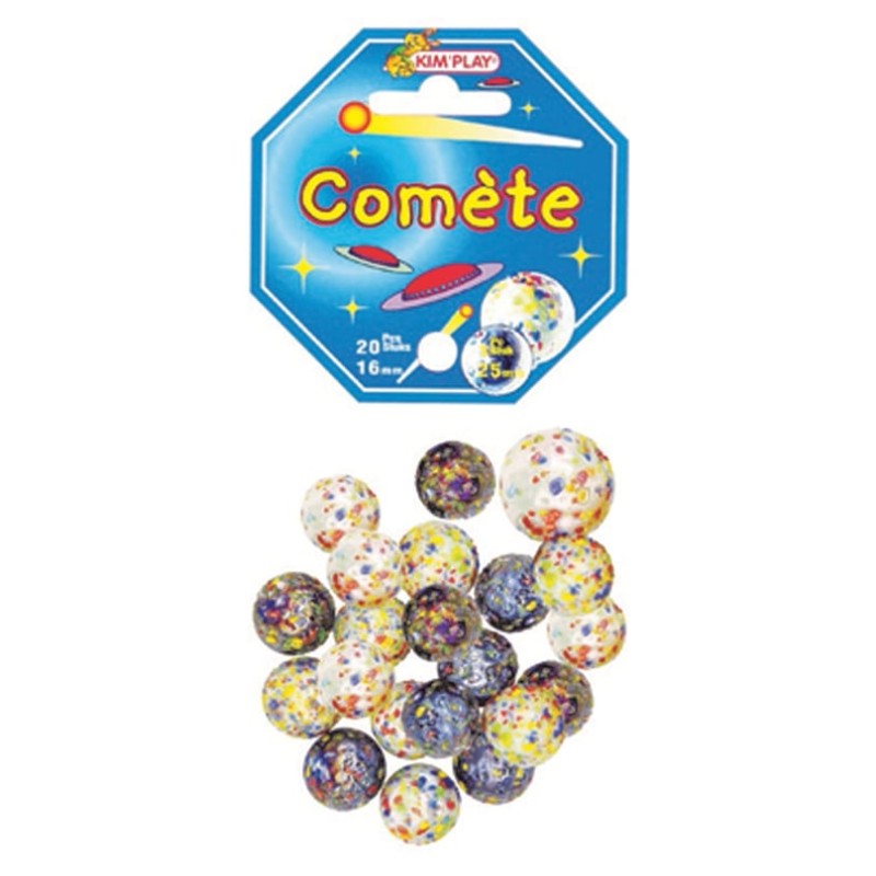 Kim Play - Filet de 20 billes et 1 calot - Comète