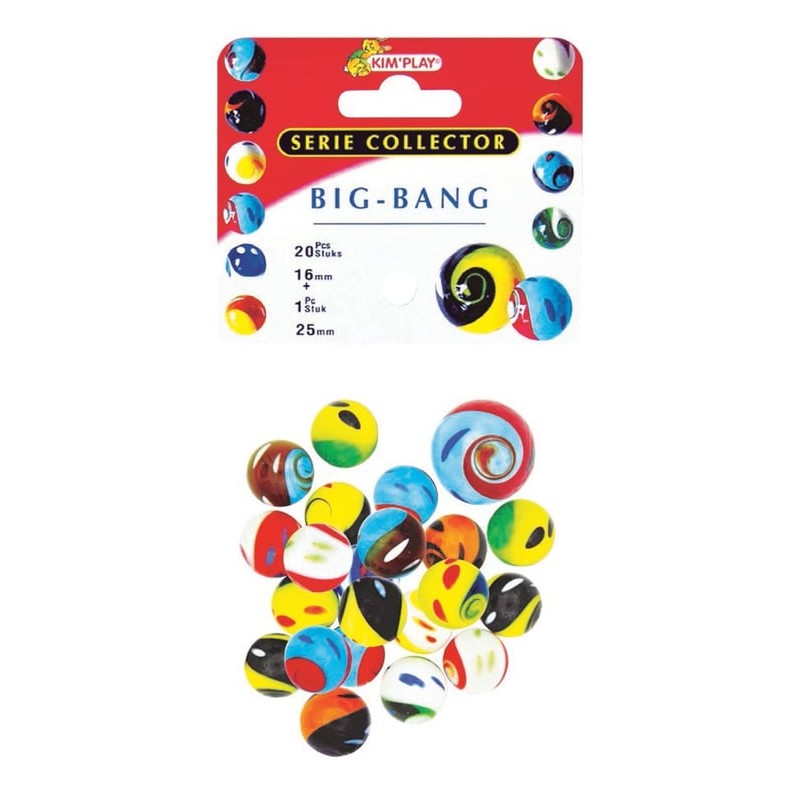 Kim Play - Filet de 20 billes et 1 calot - Big Bang