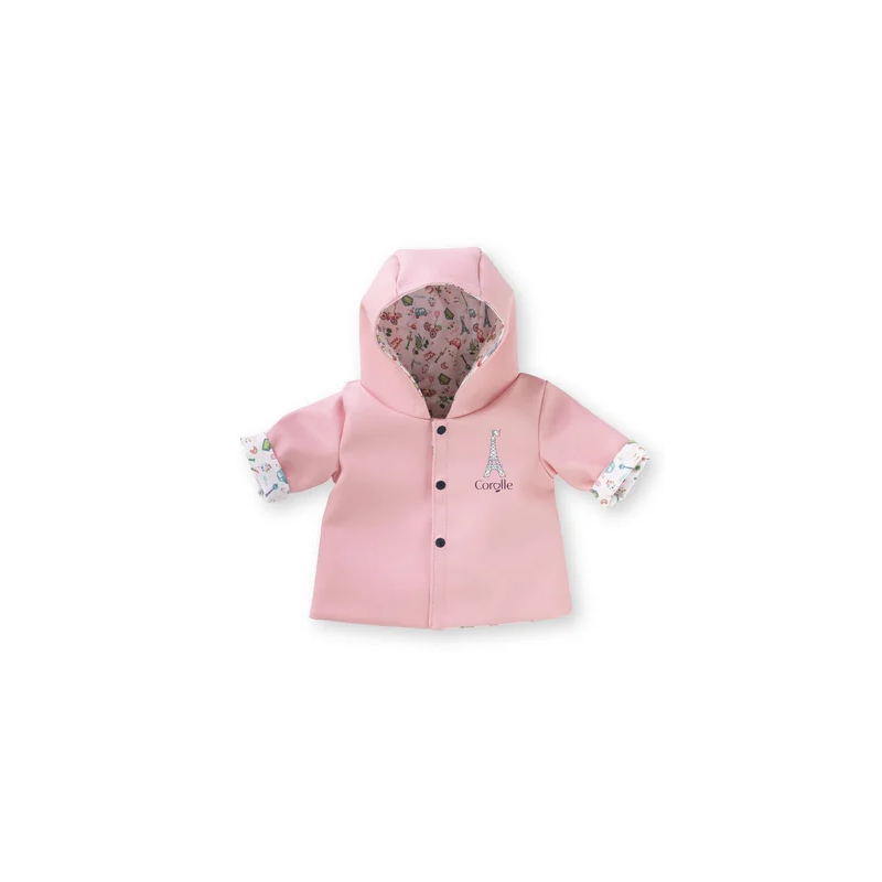 Corolle - Accessoire poupon 36cm - Ciré réversible rose