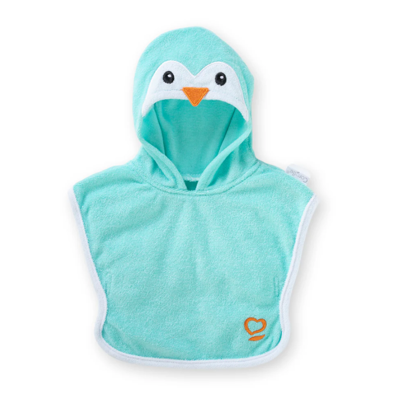 Corolle - Accessoire poupon 30cm - Cape de bain pingouin