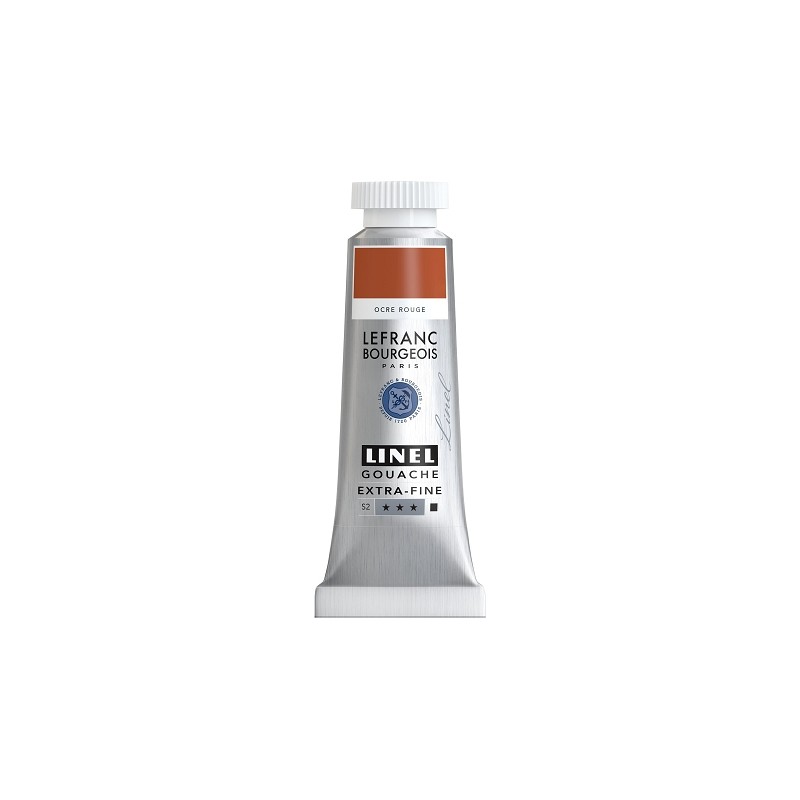 Lefranc Bourgeois - Peinture gouache - Ocre rouge 14ml