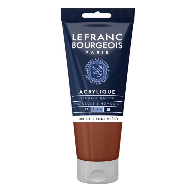Lefranc Bourgeois - Peinture vitrail - Terre de Sienne brulée - 50ml