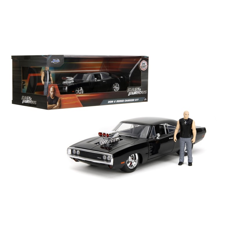 Solido - Miniature - Fast and Furious - Dodge Charger de Dom - 1:24