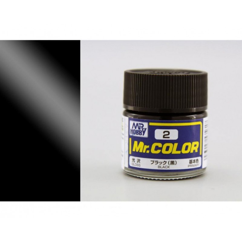 Aqueous Hobby Colors - Noir - 10 ml