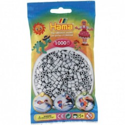 Hama - Perles - 207-70 - Taille Midi - Sachet 1000 perles gris clair