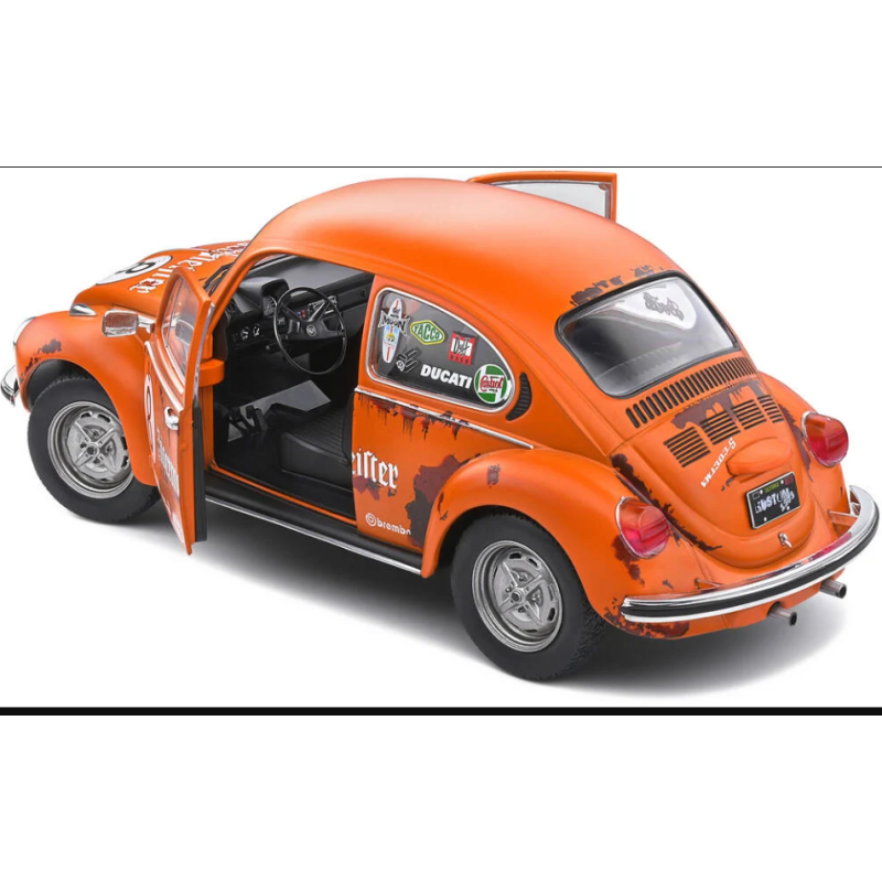 Solido - Miniature - Volkswagen beetle 1303 jaeger tribute orange 1974 - 1:18
