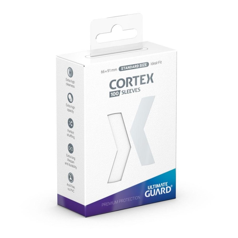 Ultimate Guard - Paquet de 100 sleeves premium Cortex - Taille standard - Blanc