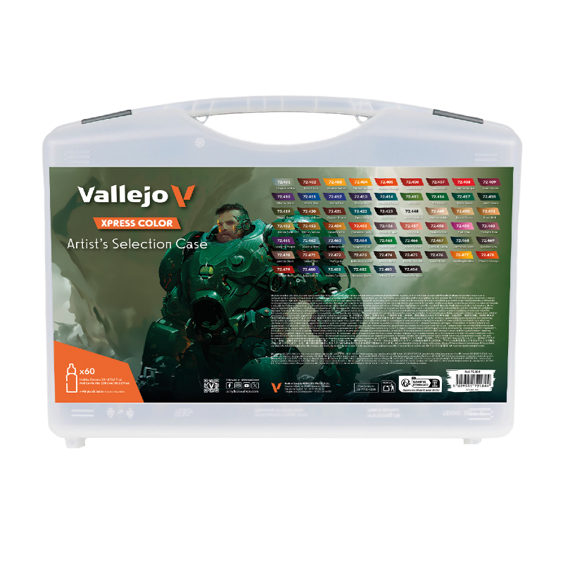 Vallejo - Malette de peintures mates - 60 teintes Xpress Color