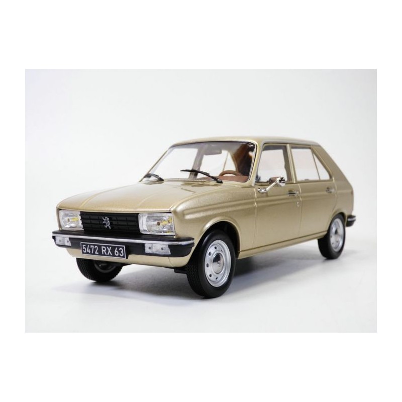 Norev - Véhicule miniature - Peugeiot 104 GR Beige métallisé 1981 - 1:18