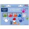 Lefranc Bourgeois - Peinture - Boite de 5 tubes de gouache aux doigts