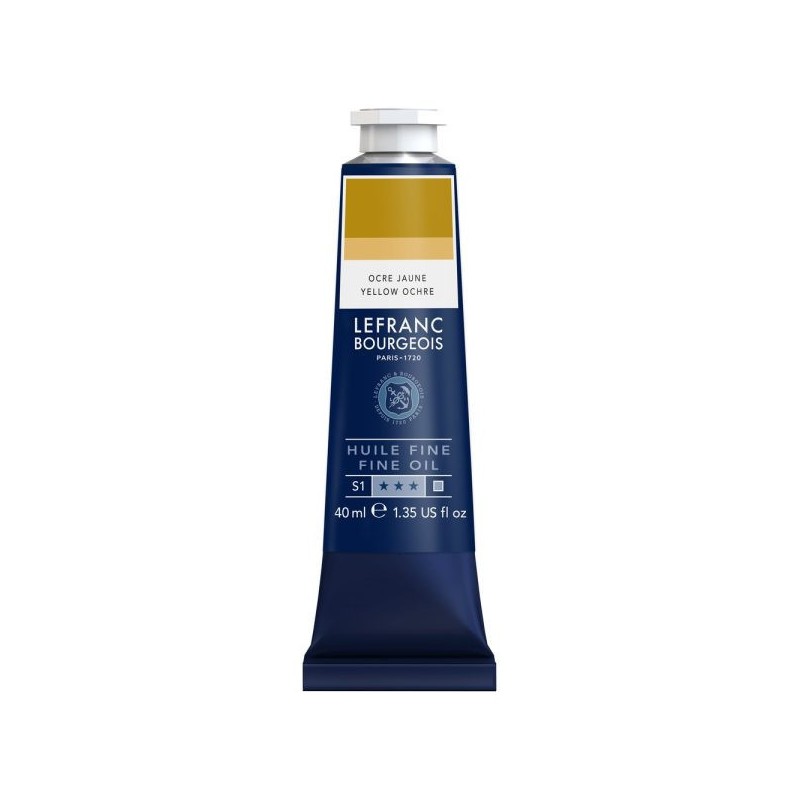 Lefranc Bourgeois - Peinture huile fine - Ocre jaune - 40ml