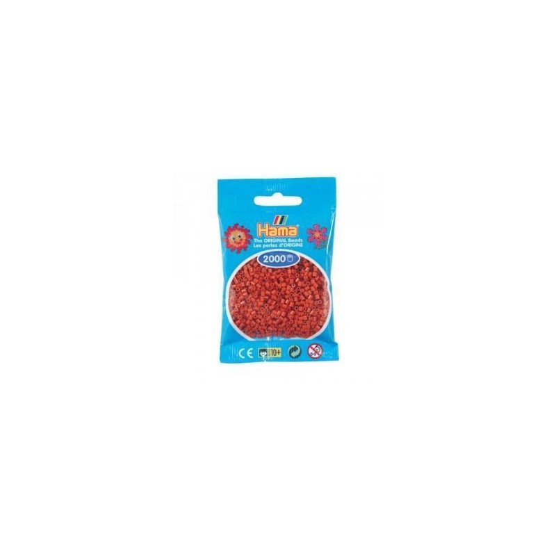 Hama - 501-20 - Perles à repasser Mini - Sachet de 2000 - Caramel