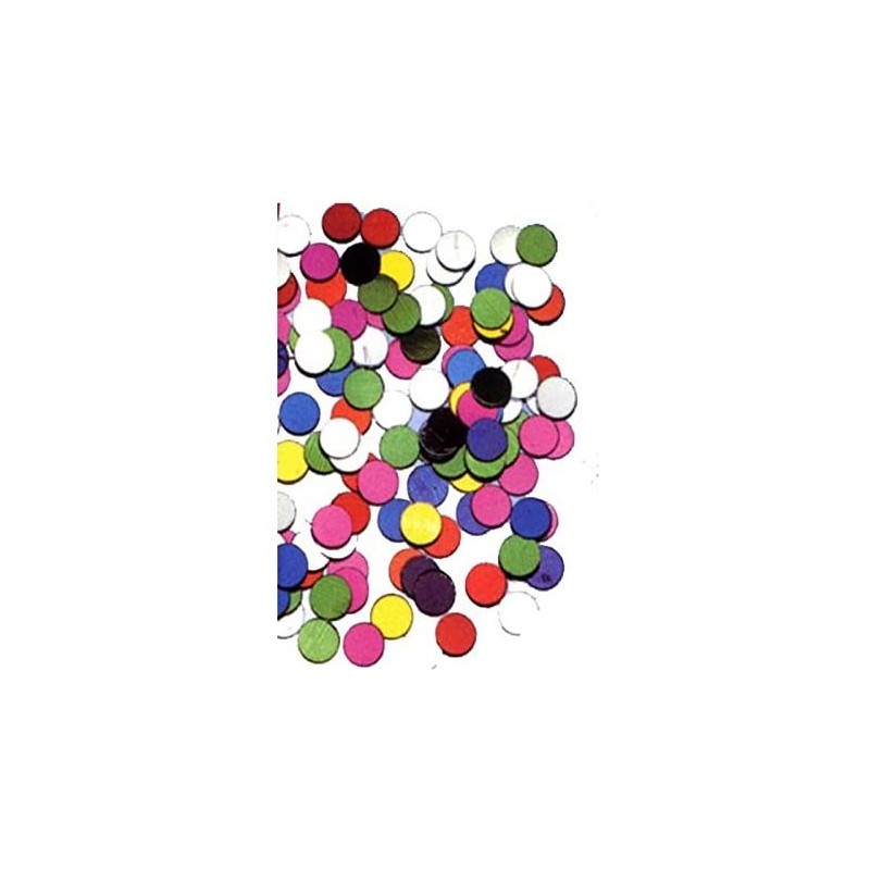 Article de fête - Confettis ronds multicolores