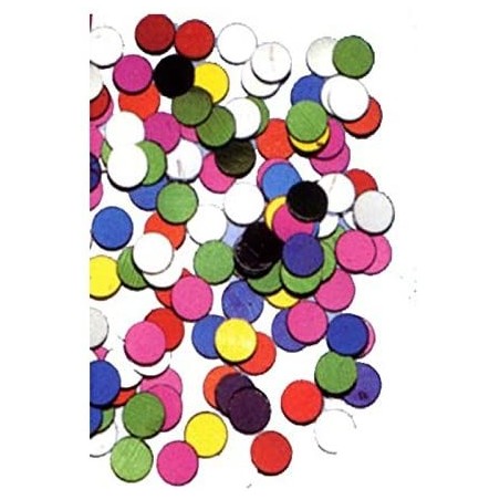 Article de fête - Confettis ronds multicolores
