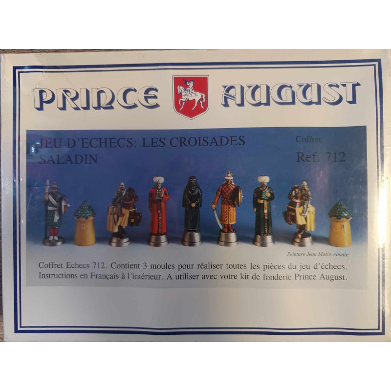 Prince August - Moulage - Jeu Echecs Les Croisades Saladin - ( bon état )