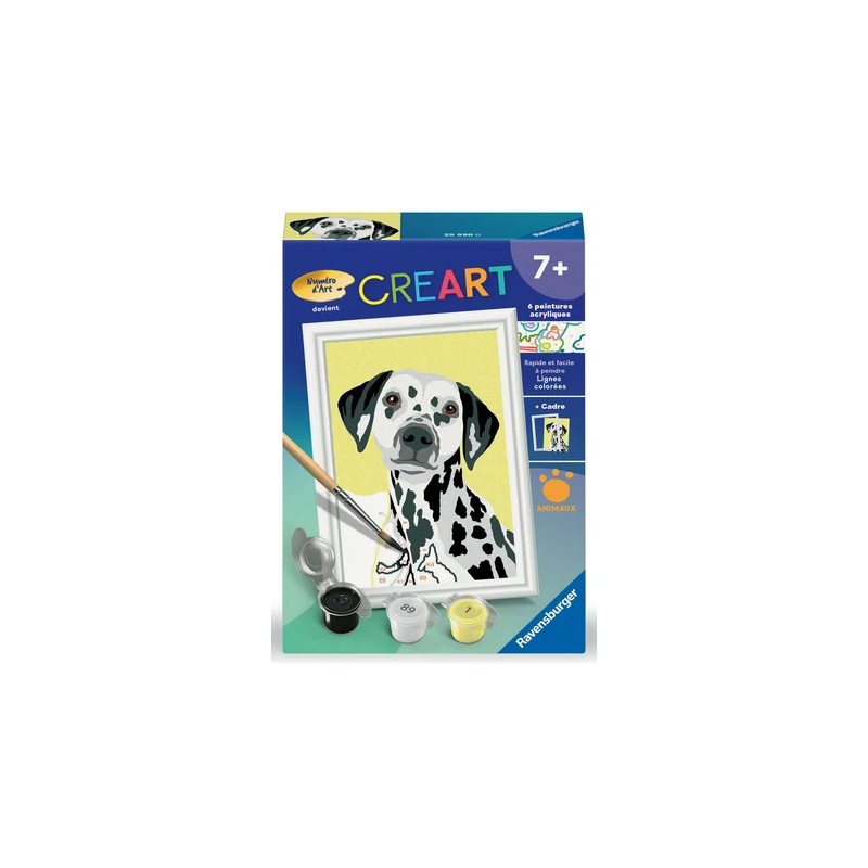 Ravensburger - Creart - Peinture au numéro - Petit dalmatien - 8x12cm