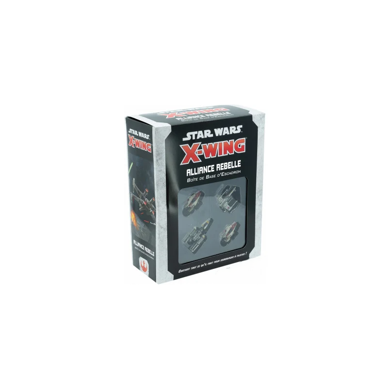 Star Wars X-Wing - Alliance rebelle - Boite de base d'escadron - 4 vaisseaux