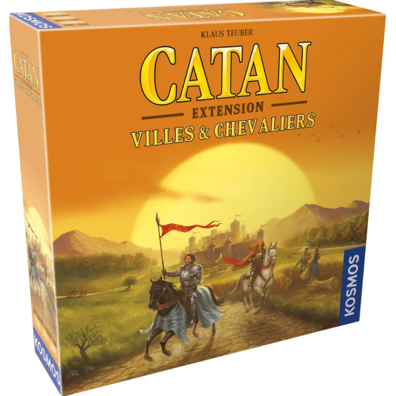 Asmodee - Jeu de société - Extension Catan - Villes et chevaliers