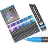 Pro color series - Boite de 22 marqueurs peinture acrylique - Assortiment de bleus