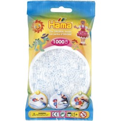 Hama - Perles - 207-19 - Taille Midi - Sachet 1000 perles transparent
