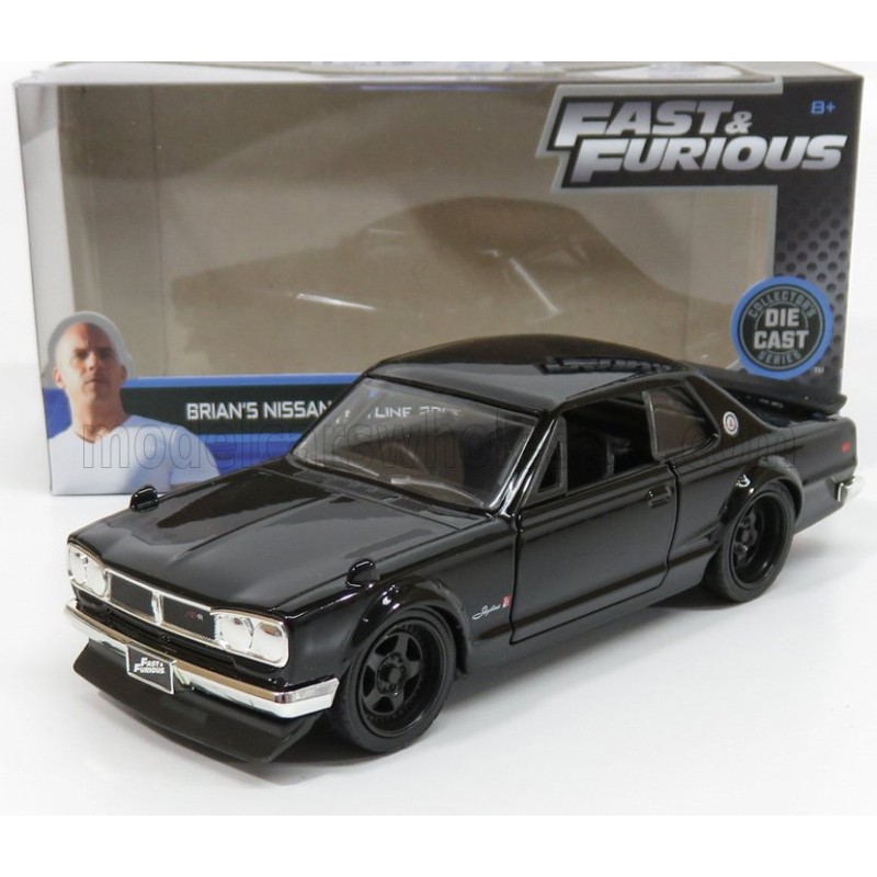 Solido - Miniature - Fast and Furious Brian's 1971 Nissan Skyline 2000 GT-R - 1:32