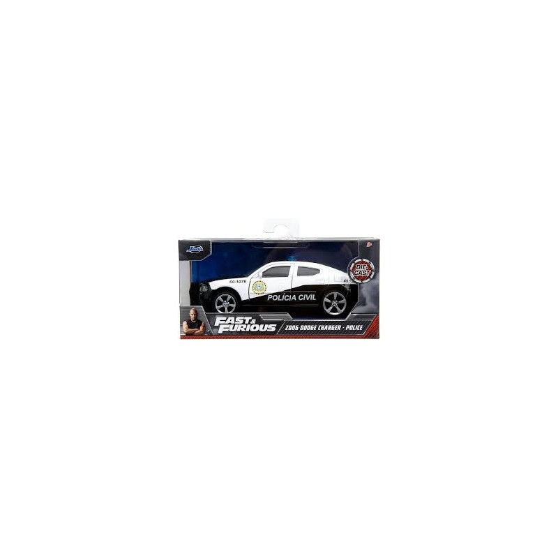 Solido - Miniature - Fast and furious - 2006 Dodge charger police - 1:32