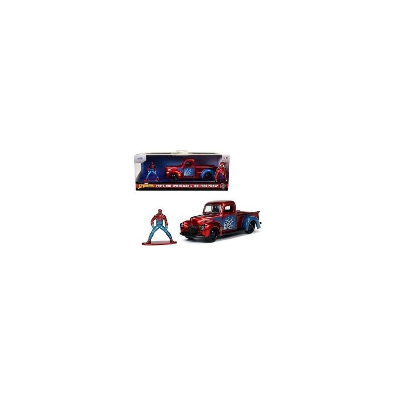 Solido - Miniature - Spiderman et la ford pick up 1941