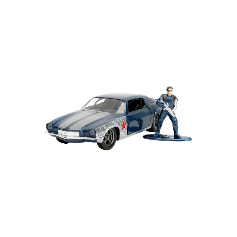 Solido - Miniature - Winter Soldier et la chevrolet camaro 1973