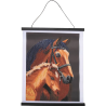 Crystal Art - Tableau à diamanter - Jument Chestnut - 35x45cm