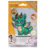 Crystal art - Tableau à diamanter sur socle - Smoky le dragon
