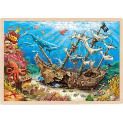 Goki - Puzzle en bois - Le...