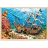 Goki - Puzzle en bois - Le galion englouti