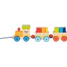 Goki - Jouet en bois - Petit train Madrid