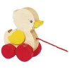 Goki - Jouet en bois - Canard à tirer